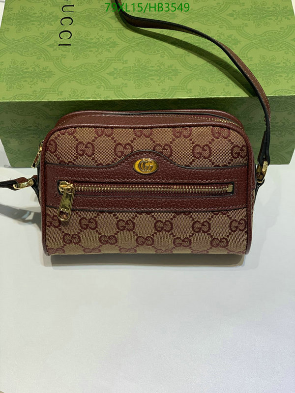 Gucci Bag-(4A)-Diagonal-,Code: HB3549,$: 79USD