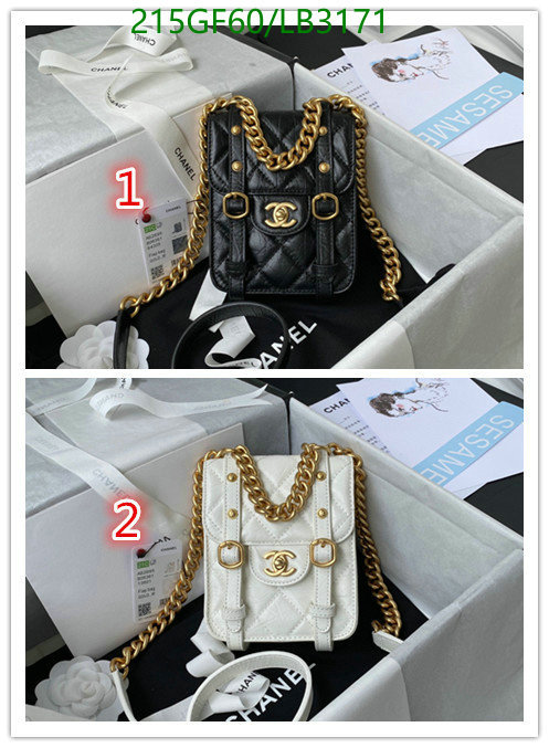 Chanel Bags -(Mirror)-Diagonal-,Code: LB3171,$: 215USD