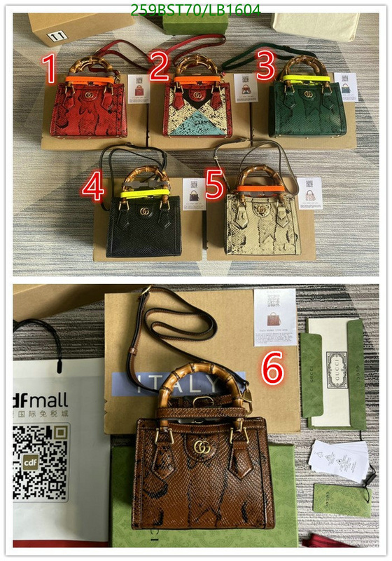 Gucci Bag-(Mirror)-Diana-Bamboo-,Code: LB1604,$: 259USD