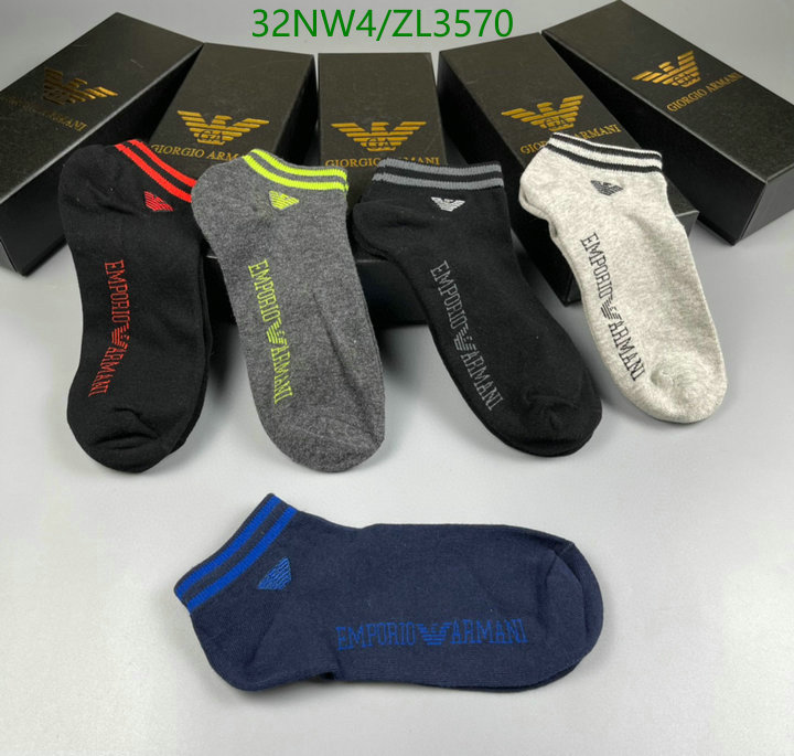 Sock-Armani, Code: ZL3570,$: 32USD