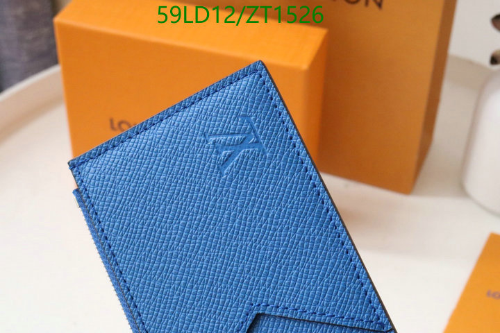 LV Bags-(Mirror)-Wallet-,Code: ZT1526,$: 59USD