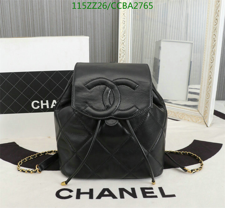 Chanel Bags ( 4A )-Backpack-,Code: CCBA2765,$: 115USD