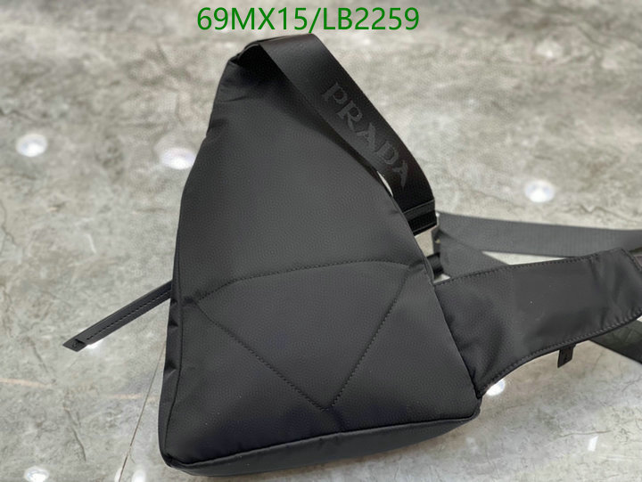 Prada Bag-(4A)-Diagonal-,Code: LB2259,$: 69USD