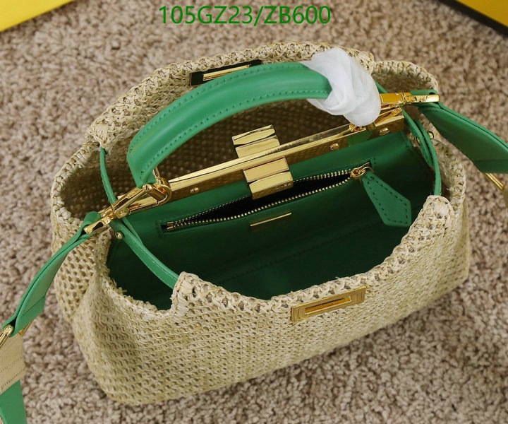 Fendi Bag-(4A)-Handbag-,Code: ZB600,$: 105USD