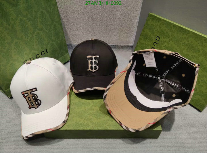 Cap -(Hat)-Burberry, Code: HH6092,$: 27USD