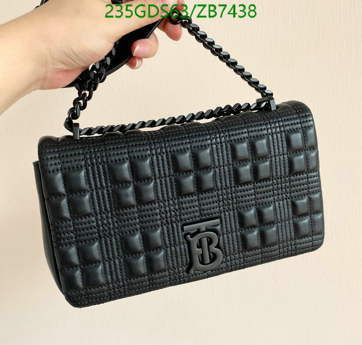 Burberry Bag-(Mirror)-Diagonal-,Code: ZB7438,$: 235USD