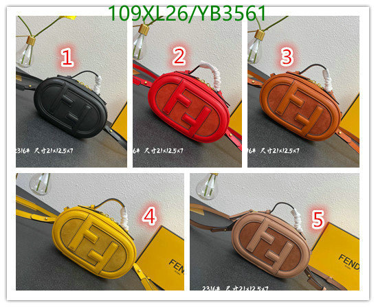 Fendi Bag-(4A)-Diagonal-,Code: YB3561,$: 109USD