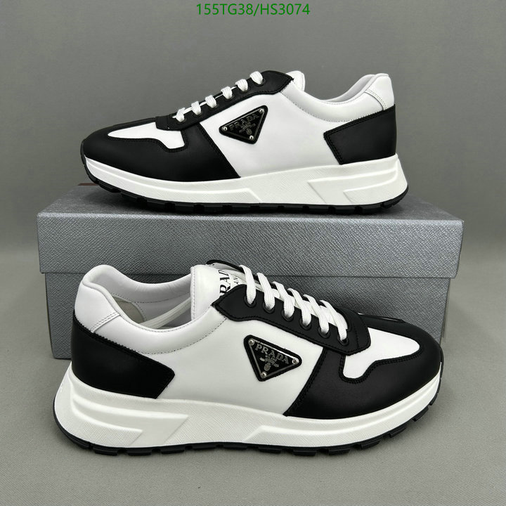 Men shoes-Prada, Code: HS3074,$: 155USD