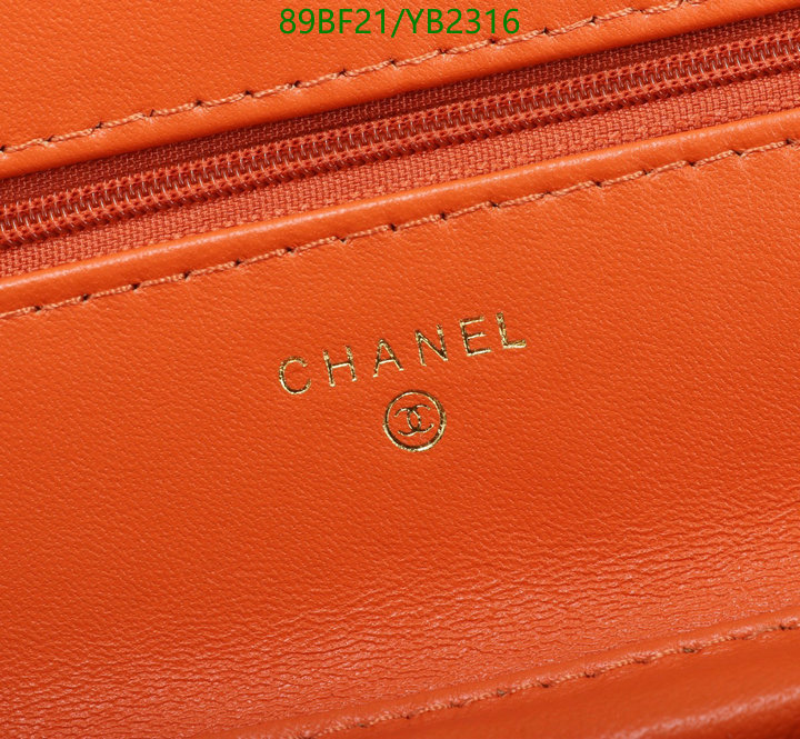 Chanel Bags ( 4A )-Diagonal-,Code: YB2316,$: 89USD