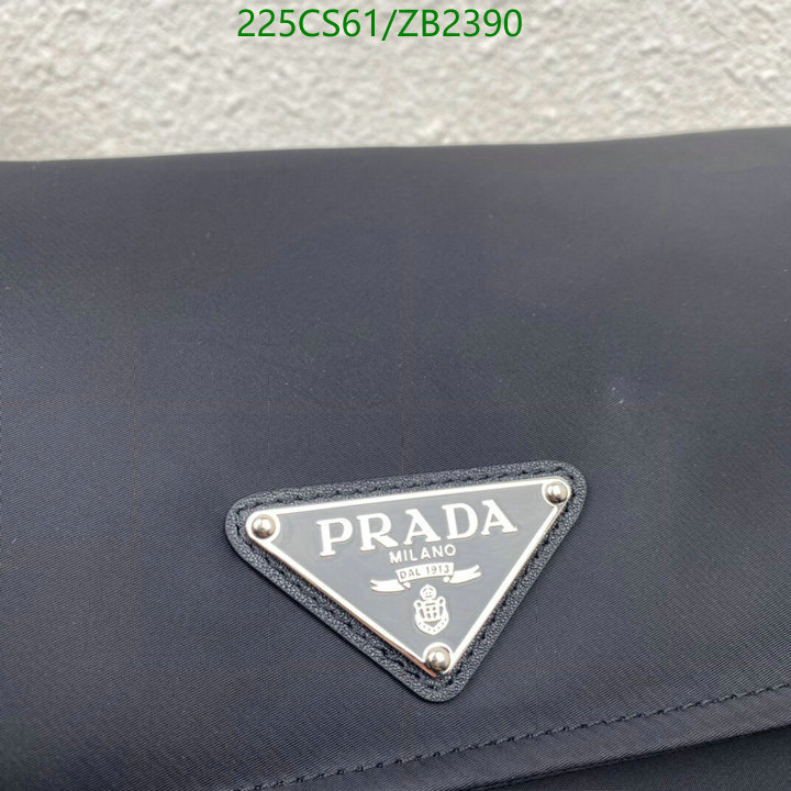Prada Bag-(Mirror)-Diagonal-,Code: ZB2390,$: 225USD