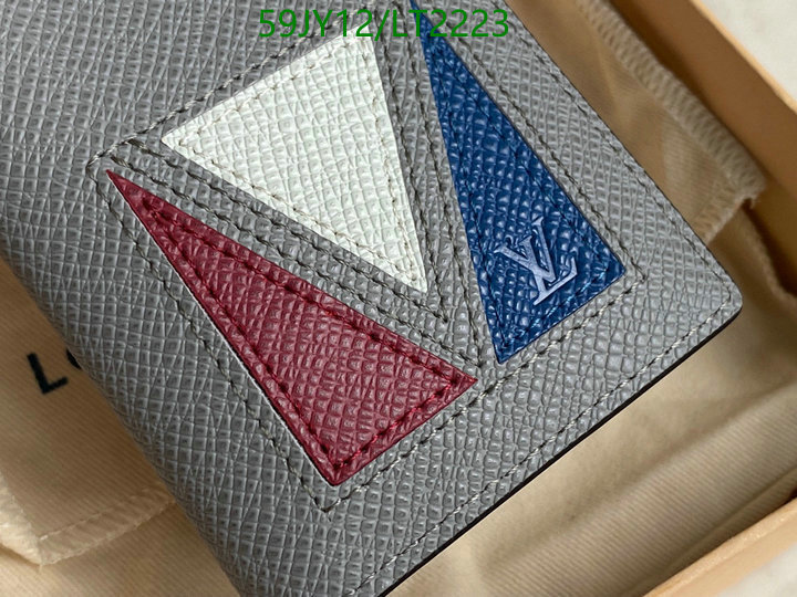 LV Bags-(Mirror)-Wallet-,Code: LT2223,$: 59USD