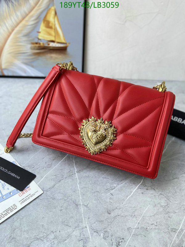 D&G Bag-(Mirror)-Diagonal-,Code: LB3059,$: 189USD