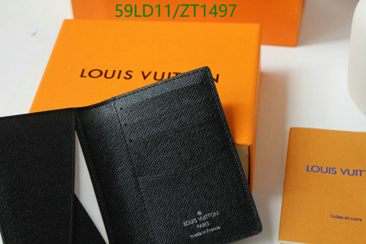 LV Bags-(Mirror)-Wallet-,Code: ZT1497,$: 59USD