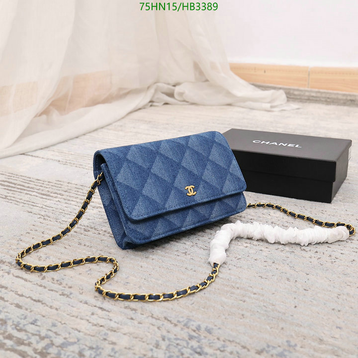 Chanel Bags ( 4A )-Diagonal-,Code: HB3389,$: 75USD