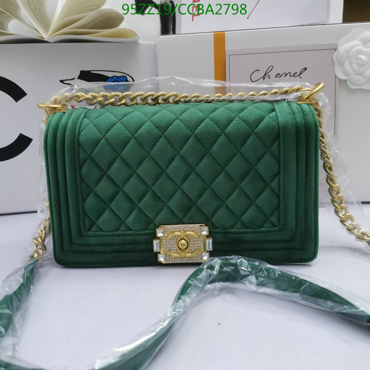 Chanel Bags ( 4A )-Le Boy,Code: CCBA2798,$: 95USD