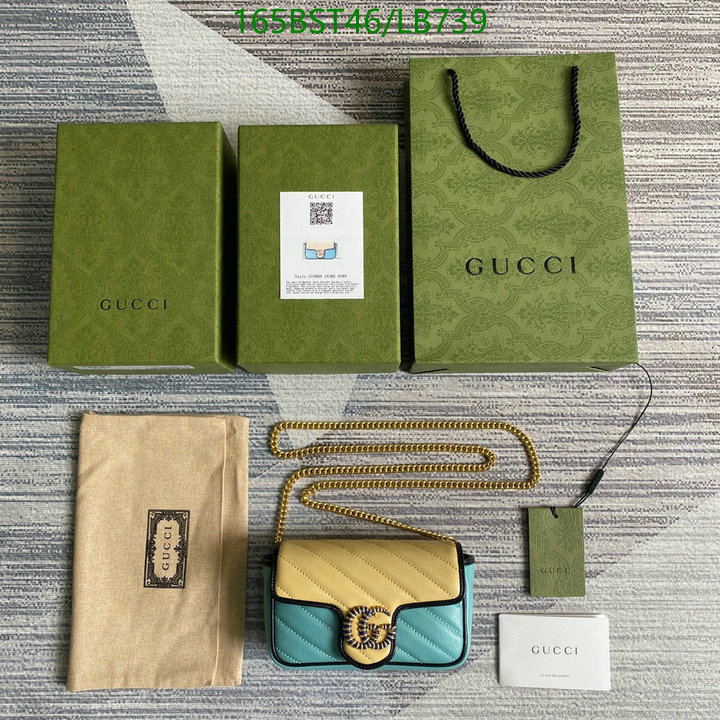 Gucci Bag-(Mirror)-Marmont,Code: LB739,$: 165USD