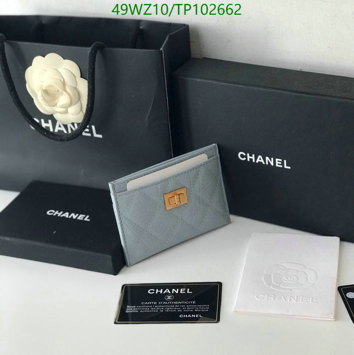 Chanel Bags ( 4A )-Wallet-,Code: TP102662,$: 49USD