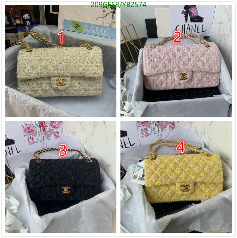 Chanel Bags -(Mirror)-Diagonal-,Code: YB2574,$: 209USD