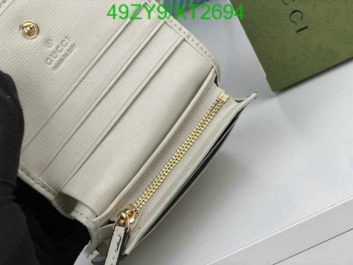 Gucci Bag-(4A)-Wallet-,Code: XT2694,$: 49USD