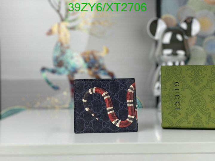 Gucci Bag-(4A)-Wallet-,Code: XT2706,$: 39USD