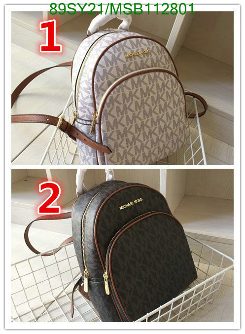 Michael Kors Bag-(4A)-Backpack-,Code: MSB112801,$: 109USD