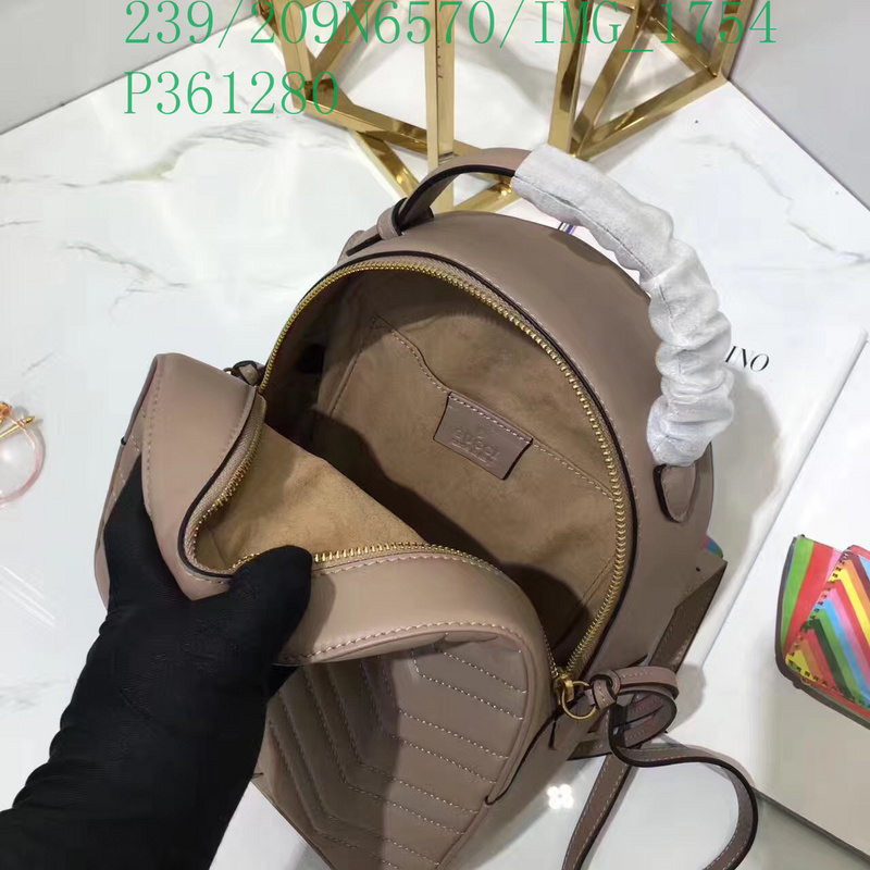 Gucci Bag-(Mirror)-Backpack-,Code: GGB112753,$: 239USD