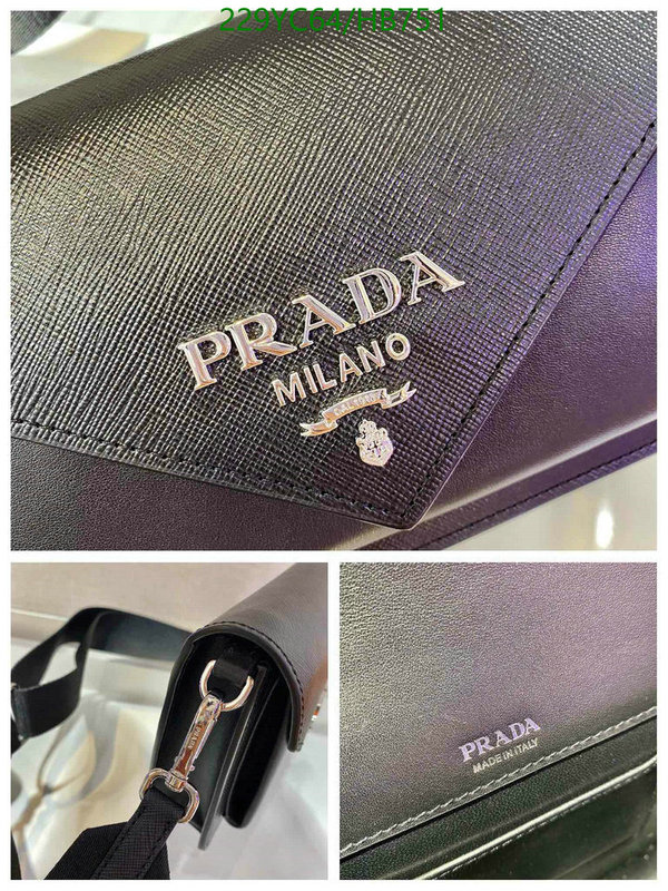 Prada Bag-(Mirror)-Diagonal-,Code: HB751,$: 229USD