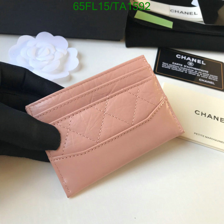 Chanel Bags -(Mirror)-Wallet-,Code: TA1592,$: 65USD