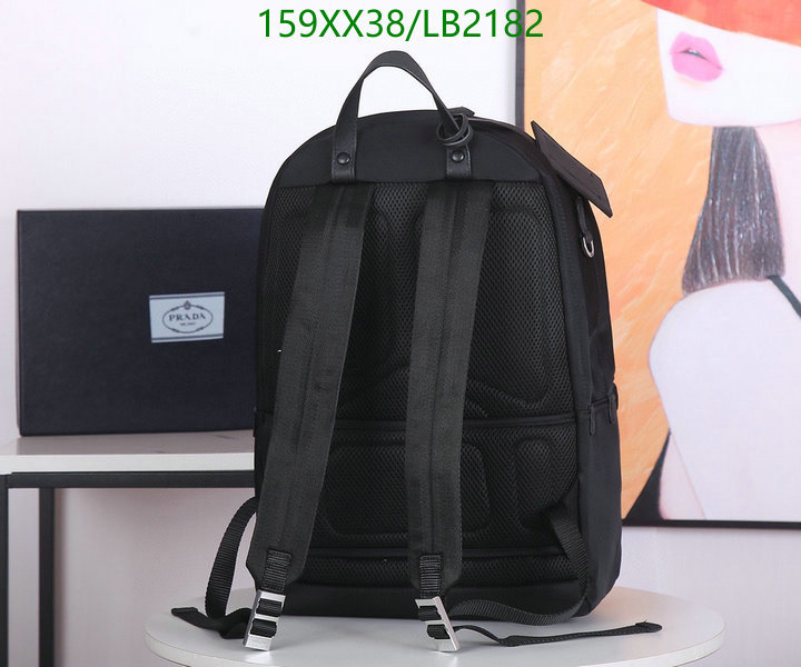 Prada Bag-(Mirror)-Backpack-,Code: LB2182,$: 159USD