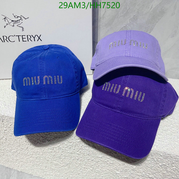 Cap -(Hat)-Miu Miu, Code: HH7520,$: 29USD