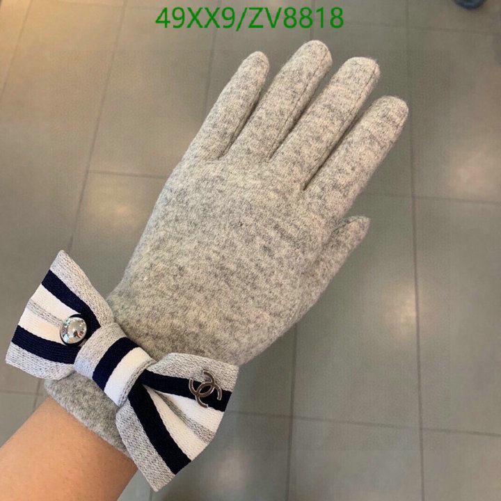 Gloves-Chanel, Code: ZV8818,$: 49USD