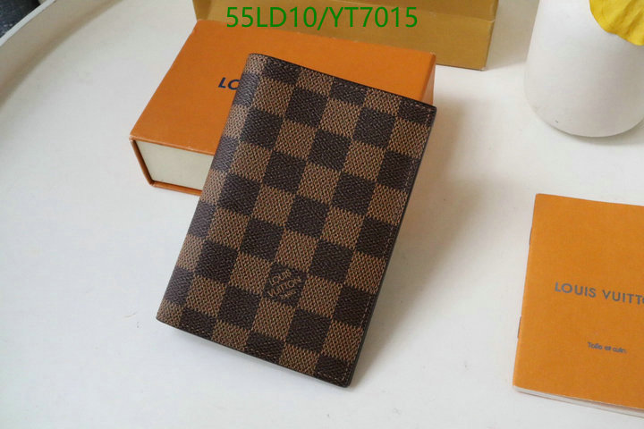 LV Bags-(Mirror)-Wallet-,Code: YT7015,$: 55USD