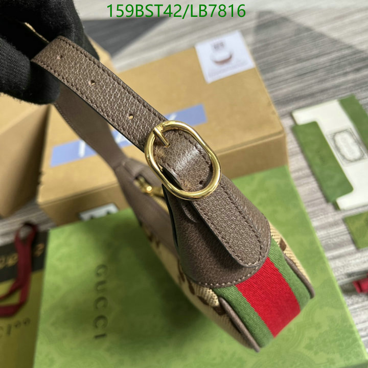 Gucci Bag-(Mirror)-Handbag-,Code: LB7816,$: 159USD