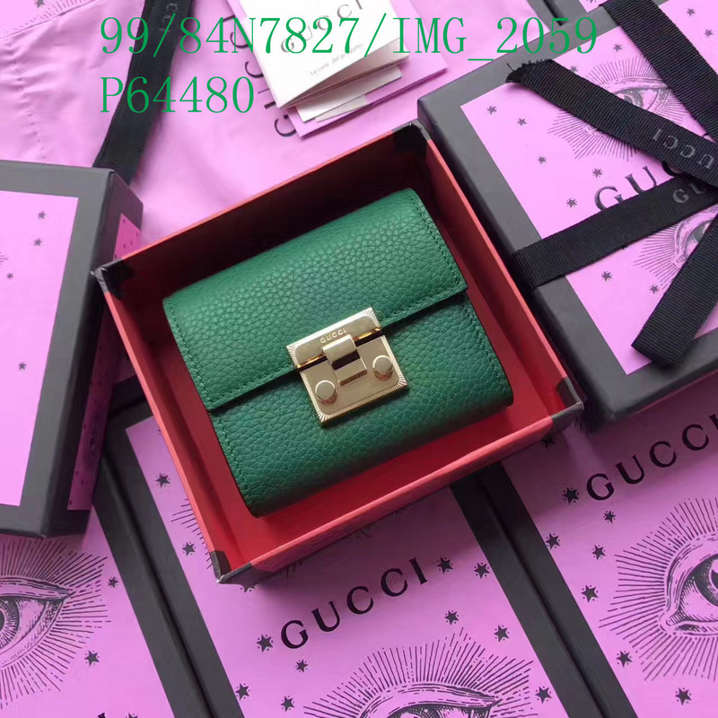 Gucci Bag-(Mirror)-Wallet-,Code: GGB112735,$: 99USD