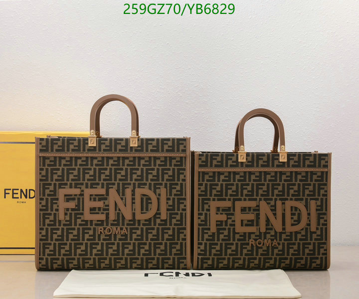 Fendi Bag-(Mirror)-Sunshine,Code: YB6829,