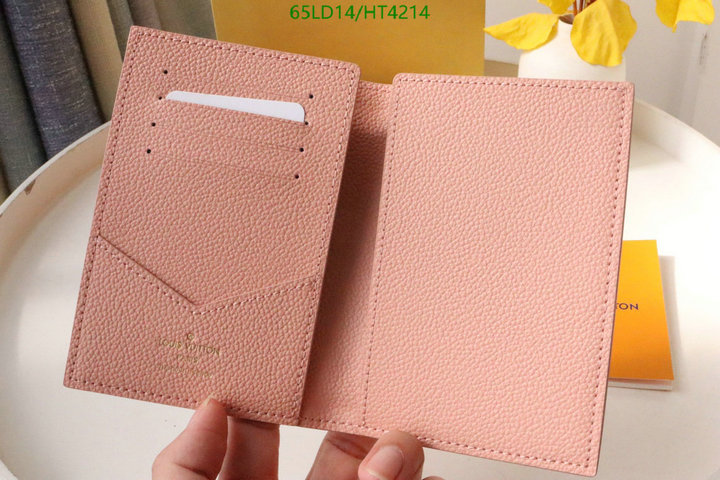 LV Bags-(Mirror)-Wallet-,Code: HT4214,$: 65USD