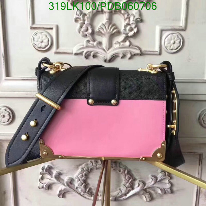 Prada Bag-(Mirror)-Diagonal-,Code: PDB060706,$: 319USD