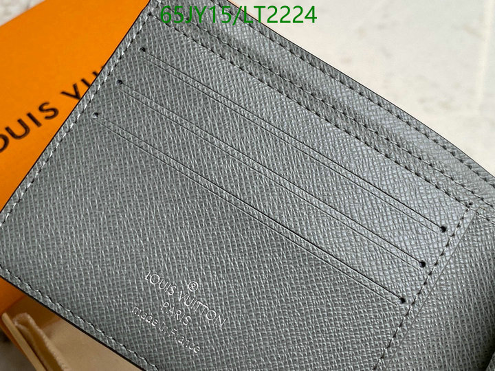 LV Bags-(Mirror)-Wallet-,Code: LT2224,$: 65USD