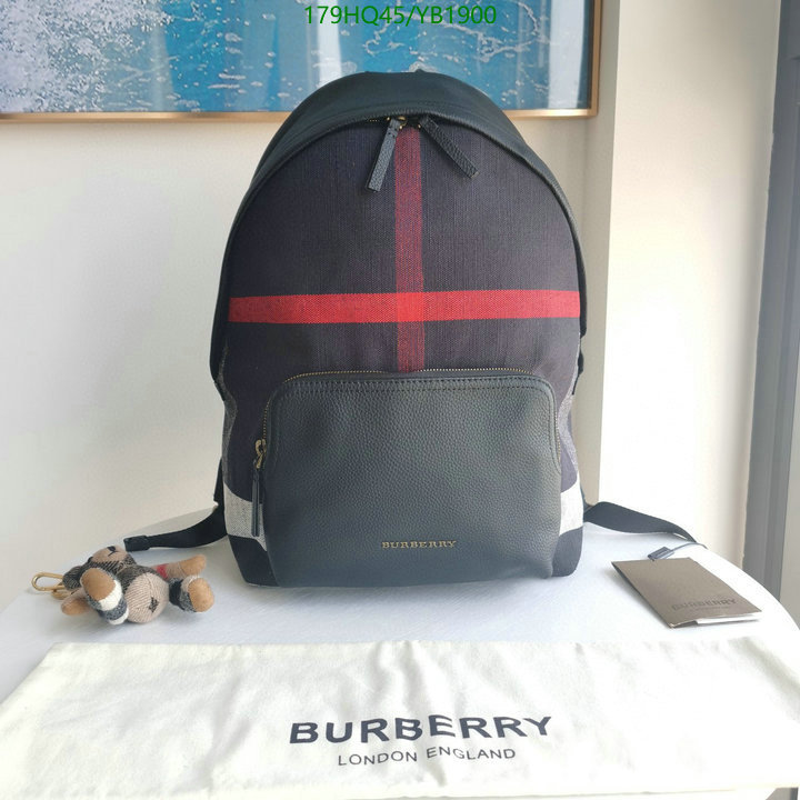 Burberry Bag-(Mirror)-Backpack-,Code: YB1900,$: 179USD