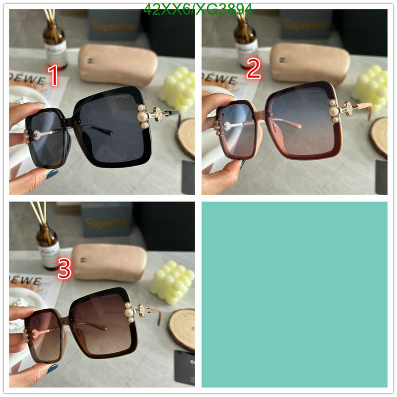 Glasses-Chanel, Code: XG3894,$: 42USD