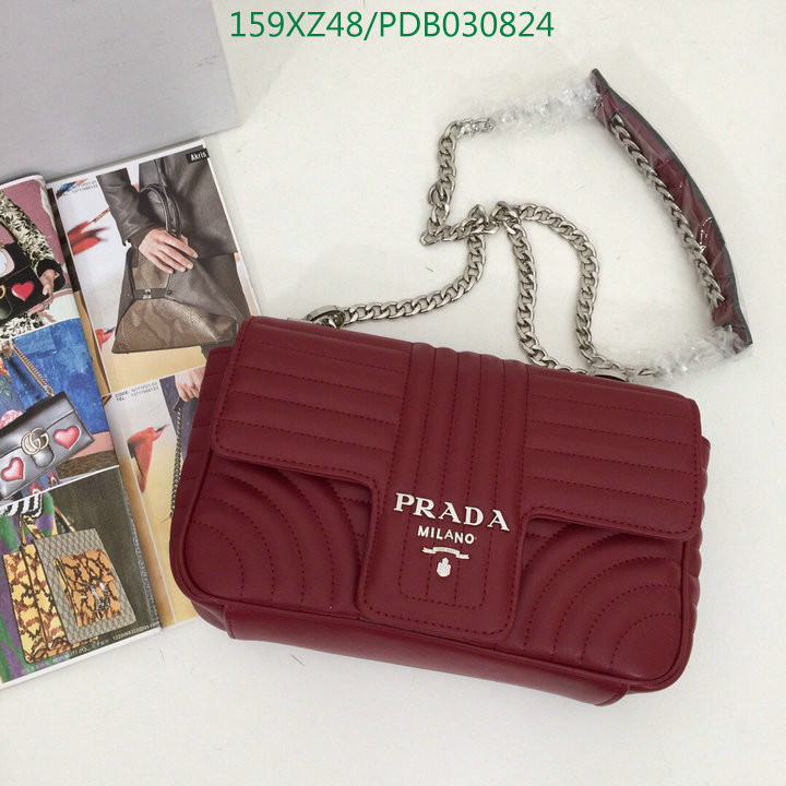 Prada Bag-(Mirror)-Diagonal-,Code: PDB030824,$:159USD