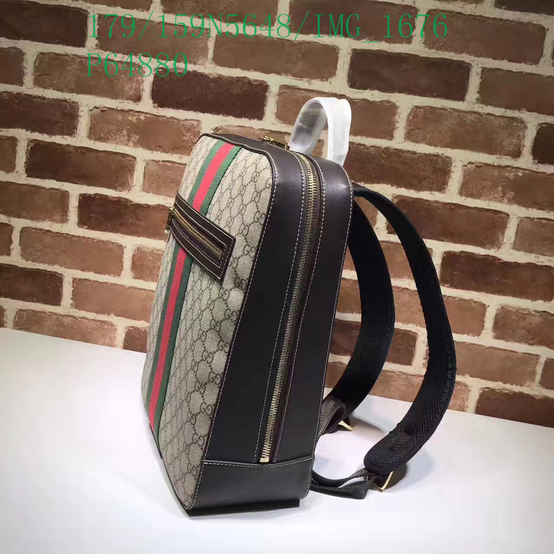 Gucci Bag-(Mirror)-Backpack-,Code: GGB112757,$: 179USD