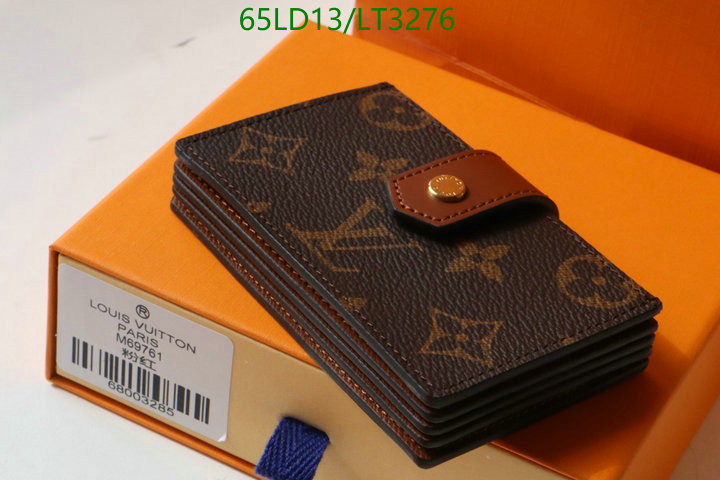 LV Bags-(Mirror)-Wallet-,Code: LT3276,$: 65USD