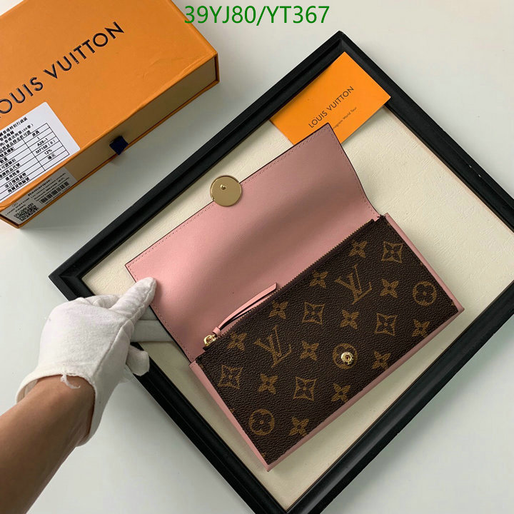 LV Bags-(4A)-Wallet-,Code: YT367,$: 39USD