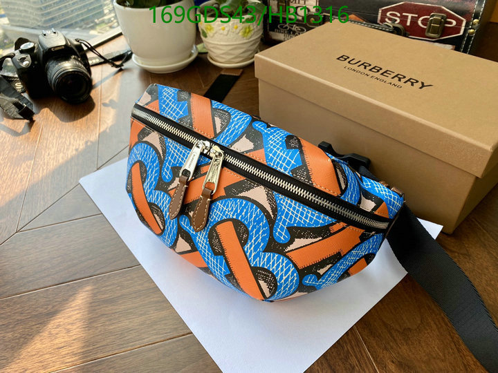 Burberry Bag-(Mirror)-Belt Bag-Chest Bag--,Code: HB1316,$: 169USD