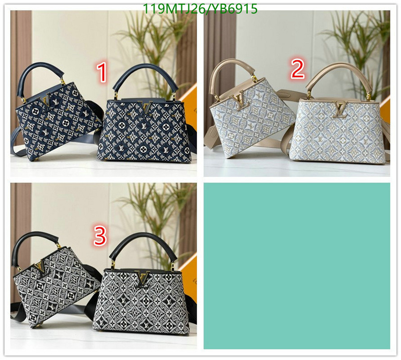 LV Bags-(4A)-Handbag Collection-,Code: YB6915,