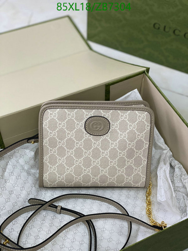 Gucci Bag-(4A)-Diagonal-,Code: ZB7304,$: 85USD