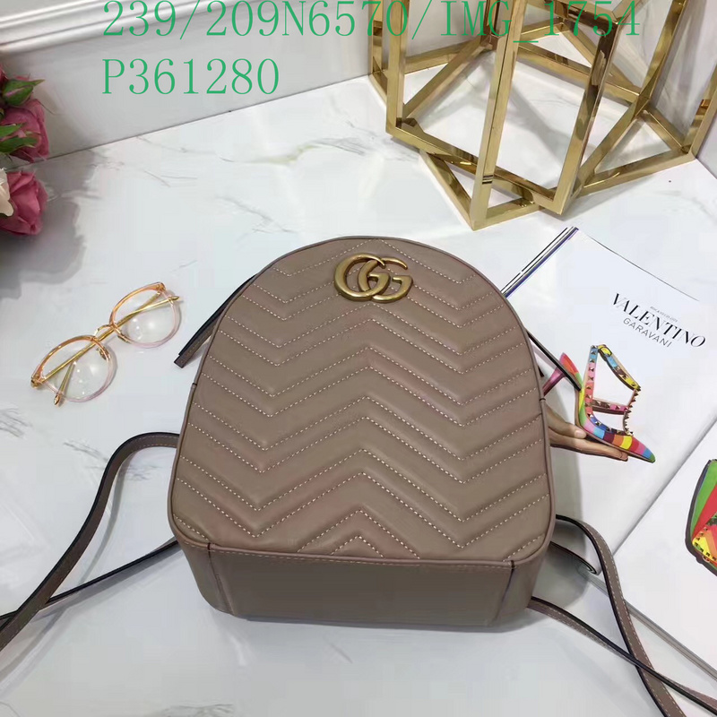 Gucci Bag-(Mirror)-Backpack-,Code: GGB112753,$: 239USD