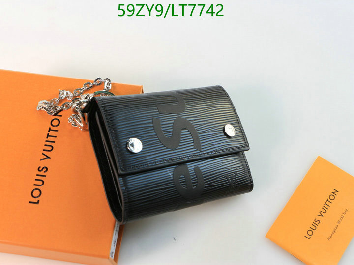 LV Bags-(4A)-Wallet-,Code: LT7742,$: 59USD