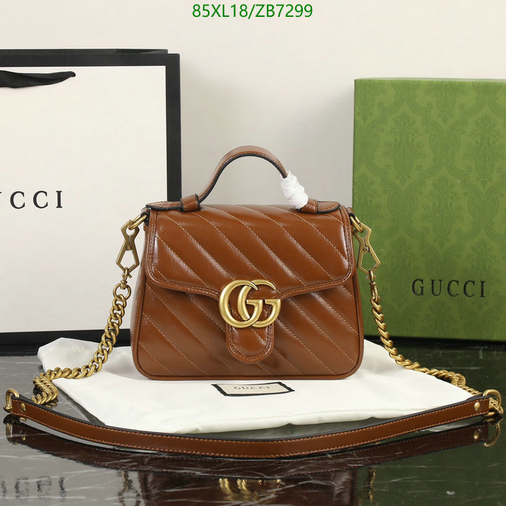 Gucci Bag-(4A)-Marmont,Code: ZB7299,$: 85USD